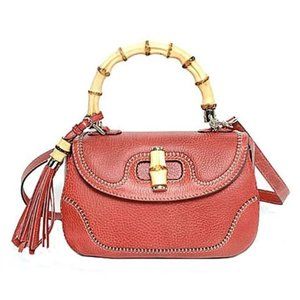 GUCCI BAMBOO TOP HANDLE BAG NEW